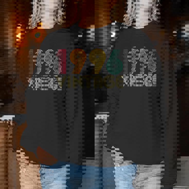 30歳の誕生日プレゼント 30歳 男性 女性 レトロ ヴィンテージ 1996 レディーススウェットシャツ 面白い贈り物