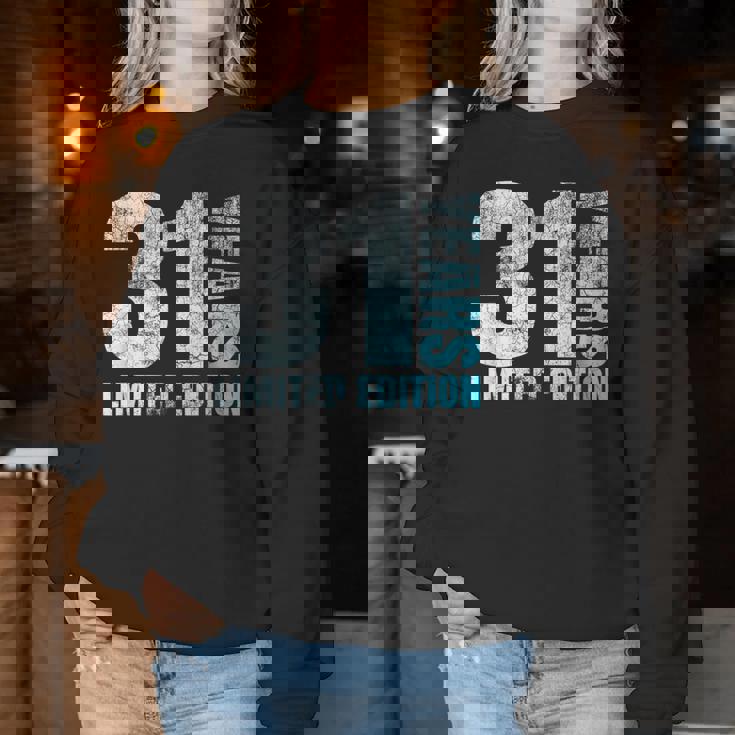 31歳 男性 ギフト 31歳の誕生日プレゼント 女性用 レディーススウェットシャツ 面白い贈り物