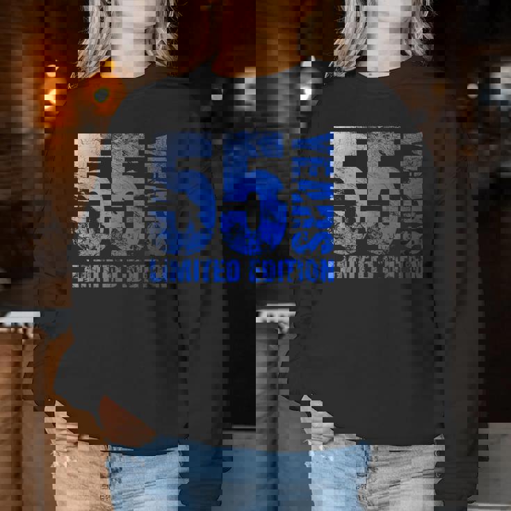 55歳 男性 ギフト 55歳 誕生日プレゼント 女性用 レディーススウェットシャツ 面白い贈り物