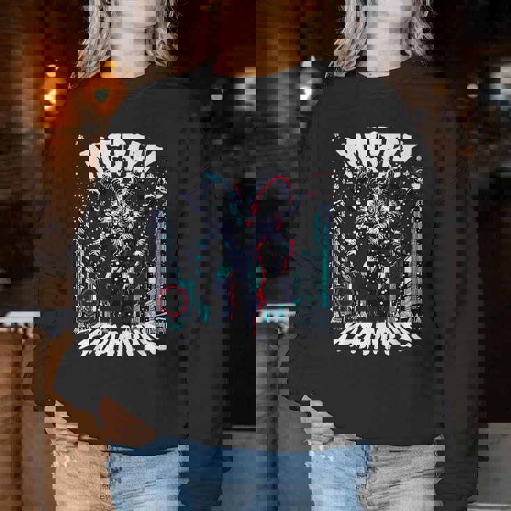 Frohe Krampus Nacht Frauen Kinder Weihnachten Happy Krampusnacht Sweatshirt Frauen Lustige Geschenke