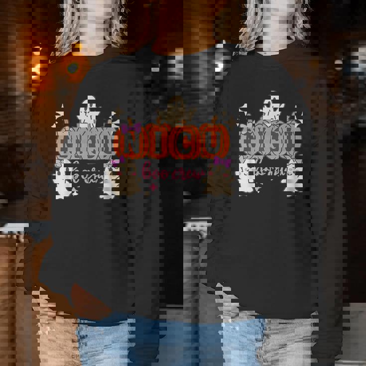 Nicu Boo Crew Nurse Ghost Halloween Spooky Season Women Sweatshirt Unique Gifts Nicu Boo Crew Nurse Ghost Halloween Spooky Season Women Sweatshirt Unique Gifts