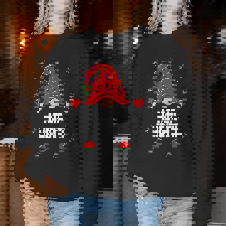 Weihnachten Mama Wichtel Gnom Weihnachtswichtel Sweatshirt Frauen Lustige Geschenke
