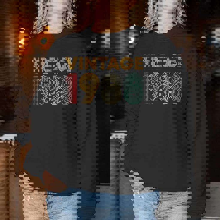 ヴィンテージ 1988 38歳の誕生日プレゼント 男性 女性 38歳 レディーススウェットシャツ 面白い贈り物