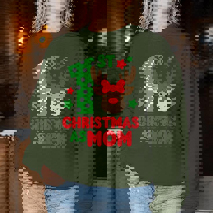 First Christmas As Mom Matching Family 1St Christmas Family Women Sweatshirt Unique Gifts First Christmas As Mom Matching Family 1St Christmas Family Women Sweatshirt Unique Gifts