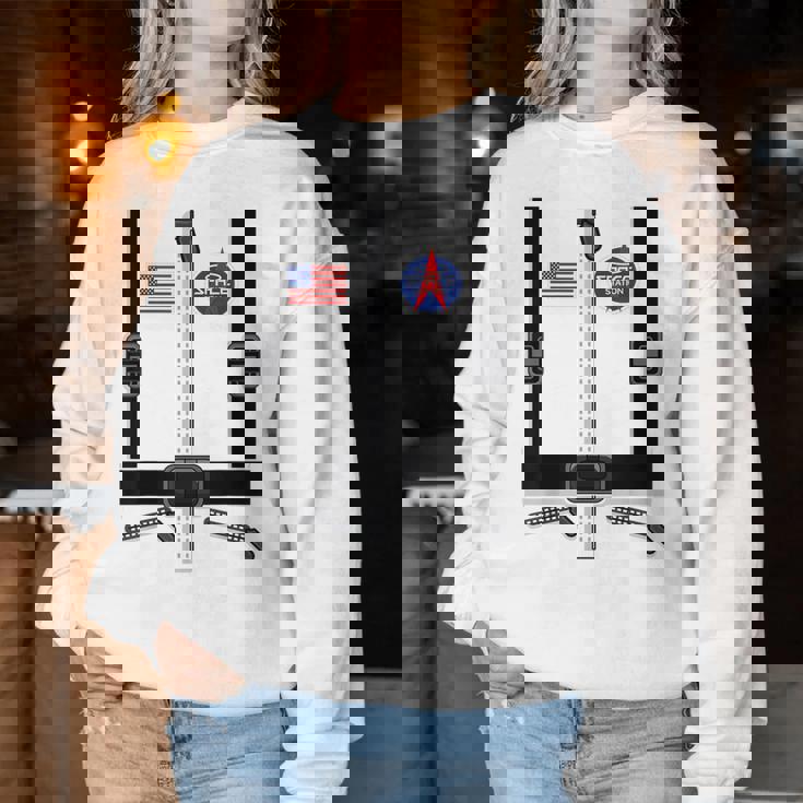 子供のための宇宙飛行士の衣装 男性女性宇宙服 レディーススウェットシャツ 面白い贈り物