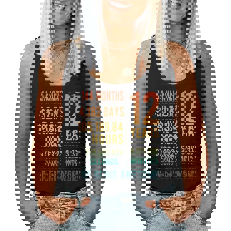 12歳の誕生日 男の子 女の子 面白い 12歳 レディースタンクトップ