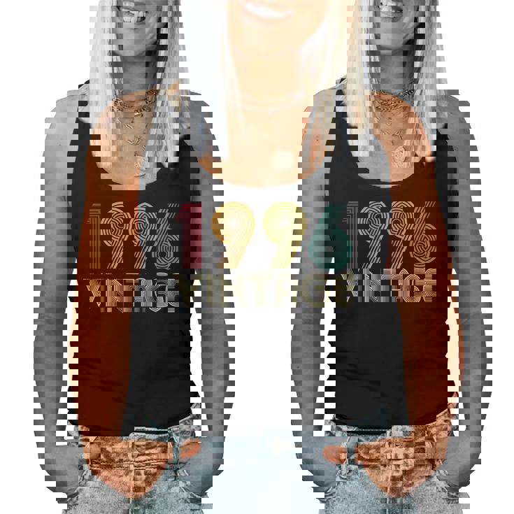 30歳の誕生日プレゼント 30歳 男性 女性 レトロ ヴィンテージ 1996 レディースタンクトップ