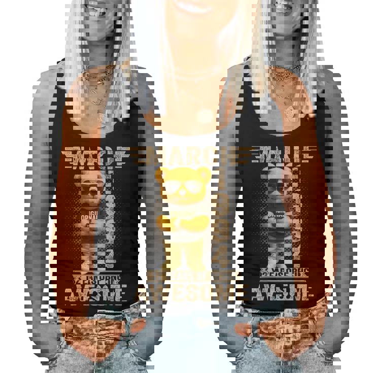 32歳 1994年3月 テディベア 32歳 誕生日 男性 女性 レディースタンクトップ