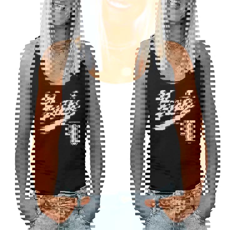 40 歳 誕生日 四十路 祝い 40歳 40才 お祝い 男性 女性 アラフォー 父 母 野球 ユニフォーム レディースタンクトップ