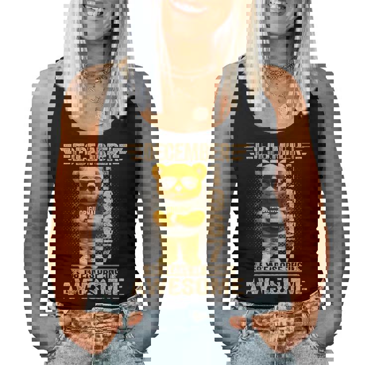 58歳 1967年12月 テディベア 58歳 誕生日 男性 女性 レディースタンクトップ