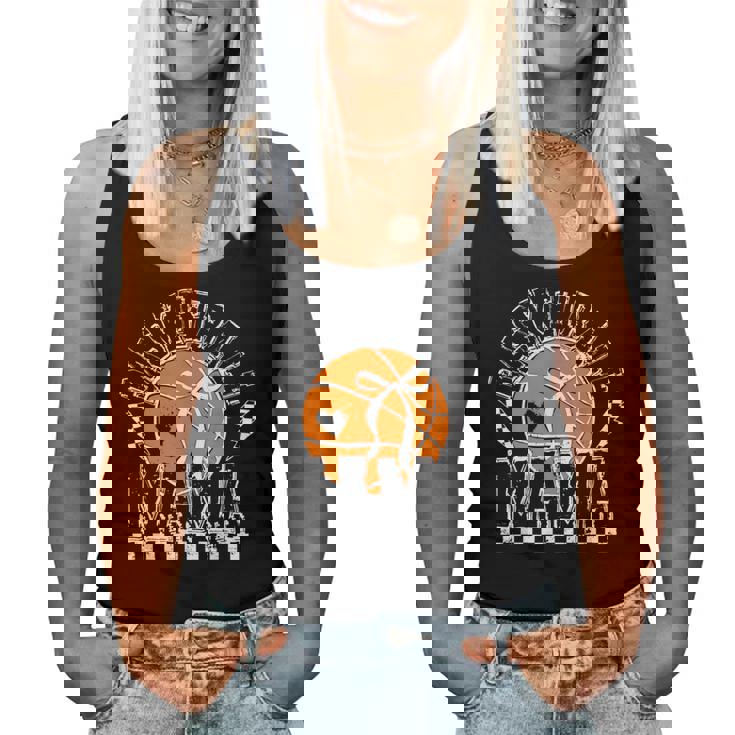 Basketball Mama Coquette Bow Game Day Sports Lover Mom Women Tank Top