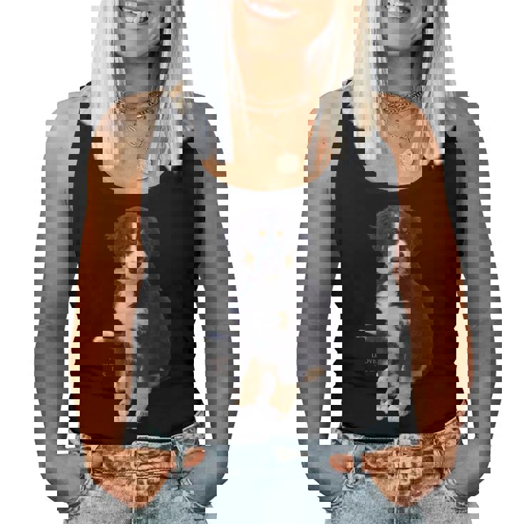 Camicia Bernese Mountain Dog Bernen Mom Dad Dog Pet Love Canotta da donna