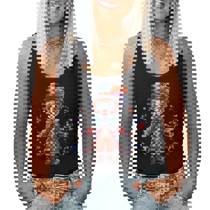 Charmant Personnage De Cirque Clown Joyeux Débardeur pour femme