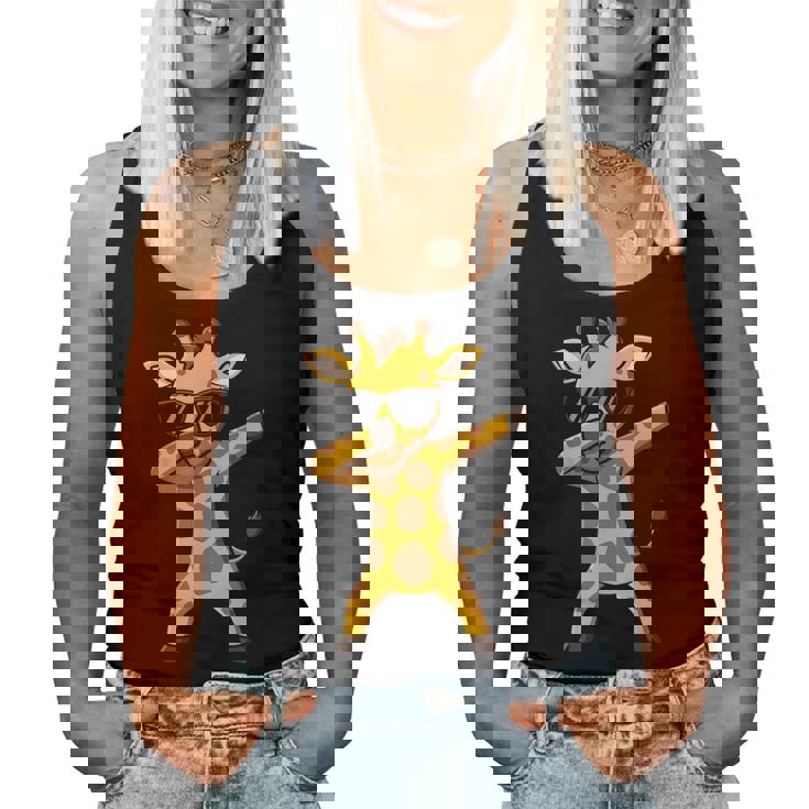 Giraffe Boys Animal Print Giraffe Print レディースタンクトップ