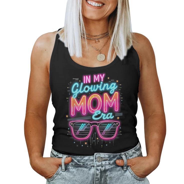 In My Glowing Mom Era Groovy Colorful Bright Women Tank Top