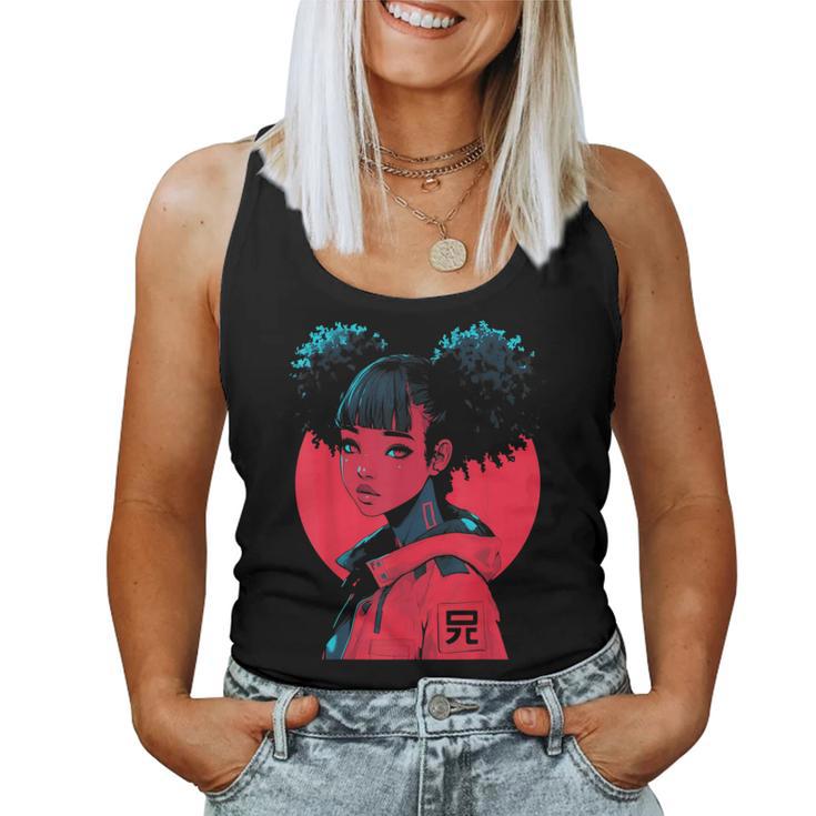 トップス cvtvlist japanese label tank top grunge Creepy Anime Girl Japan Japanese Horror Grunge Harajuku Women Tank