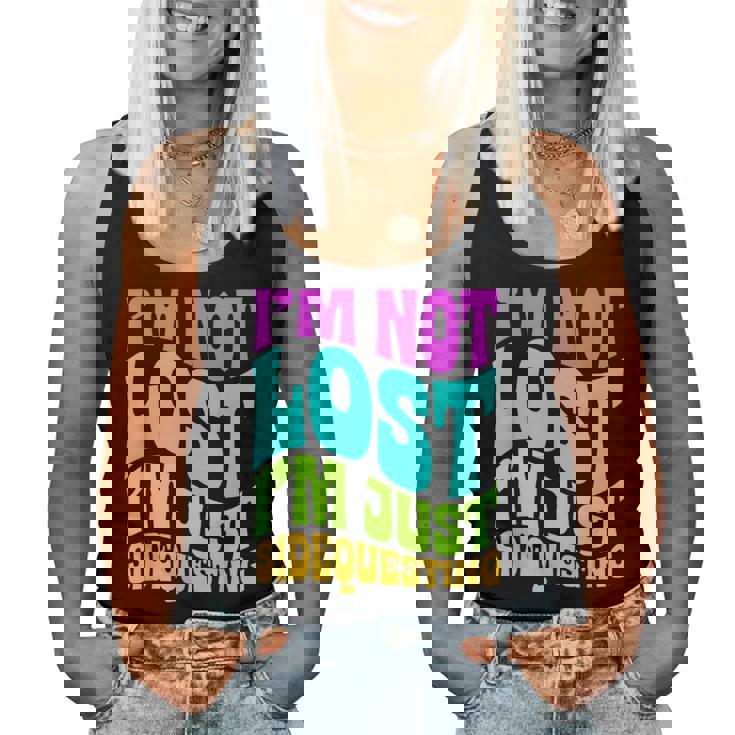 I’M Not Lost I’M Just Sidequesting – Rave Edm Groovy Women Tank Top