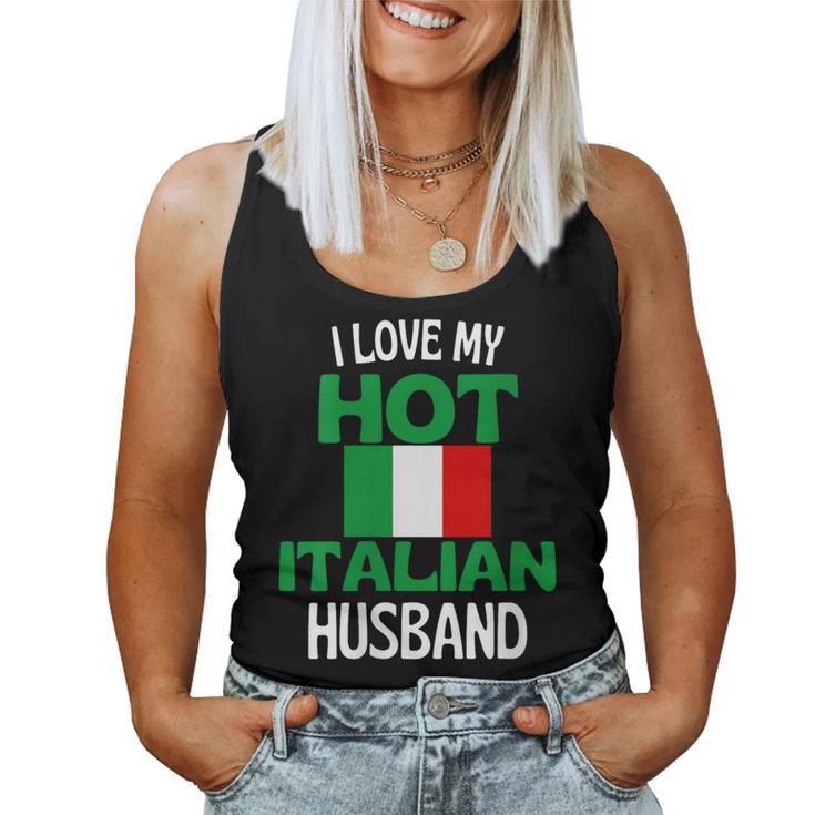 J Aime Mon Mari Italien Chaud Drôle De Relation Avec L Italie Débardeur pour femme