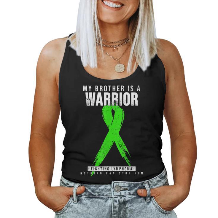 Mi Hermano Conciencia Del Linfoma Camiseta sin mangas para mujer