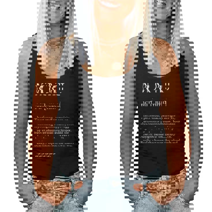 Mumu Definition おばあちゃん母の日パーティー レディースタンクトップ