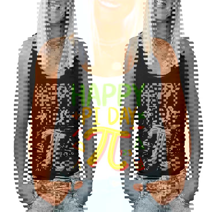 Pi Day Math Teacher March 14Th Happy Pi Day 314 Pi レディースタンクトップ