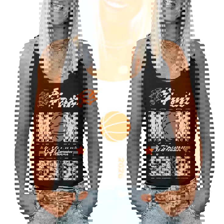 Proud Mom Of A Basketball Senior Class Of 2026 Graduation Women Tank Top