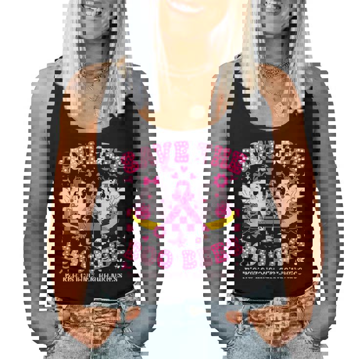 Save The Boo Ghost Bees Breast Cancer Awareness Men Women Tank Top