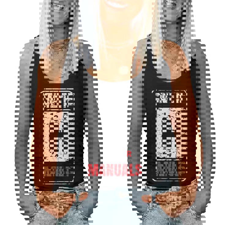 Save The Manuals Amoureux Deoitures À Transmission Automatique Débardeur pour femme