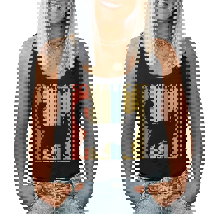 Somali -Omali ソマリ ネコ 長袖tシャツ レディースタンクトップ