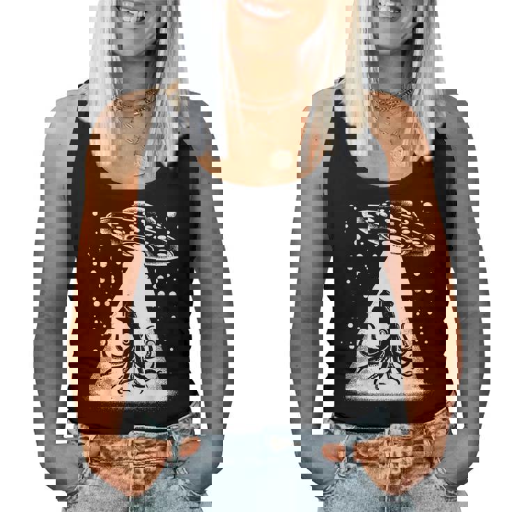 Squid Dad Mom Lover Ufo Alieno Divertente Canotta da donna