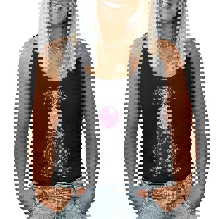 Vintage Dobermann Cheoffia Bolla Cane Papà Mamma Proprietario Canotta da donna