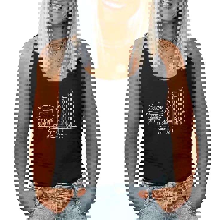 ソウルシティ韓国お土産ギフト 男性 女性 レディースタンクトップ