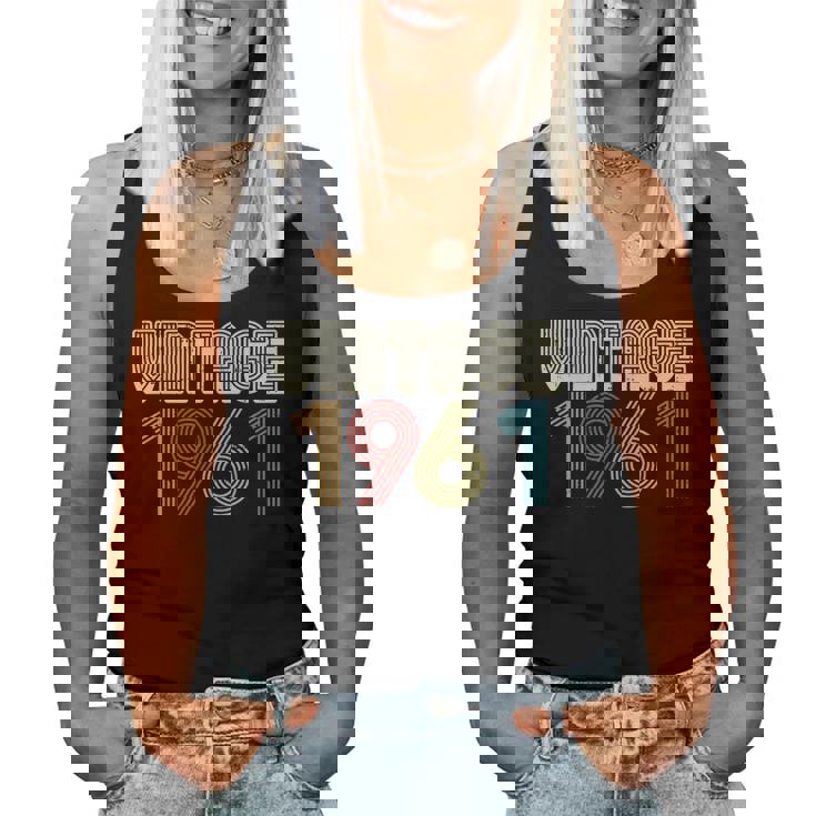 ヴィンテージ 1961年 レトロ 60歳 60歳 誕生日プレゼント 男性 女性 レディースタンクトップ