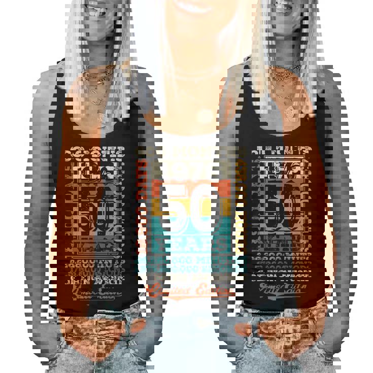 ヴィンテージ 1976 ギフト 男性 女性 長寿祝い 1976年生まれ 五十路祝い ユニークな誕生日プレゼント レディースタンクトップ