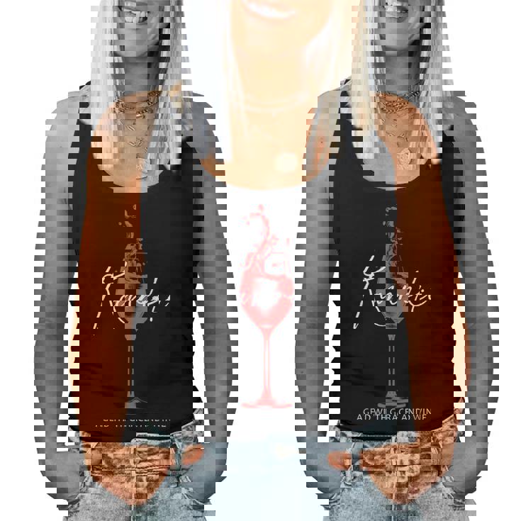 還暦祝い ワイン好き 酒好き 父 母 男性 女性 60歳お祝い Aged With Grace And Wine レディースタンクトップ