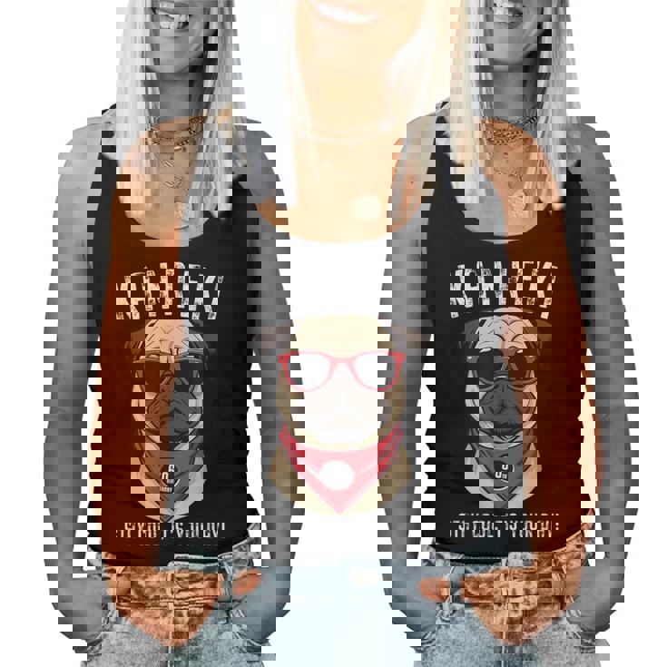 還暦祝い 犬 パグ サングラス 父 男性 女性 母 犬好き 還暦 お祝い 60歳 おもしろ おもろい レディースタンクトップ