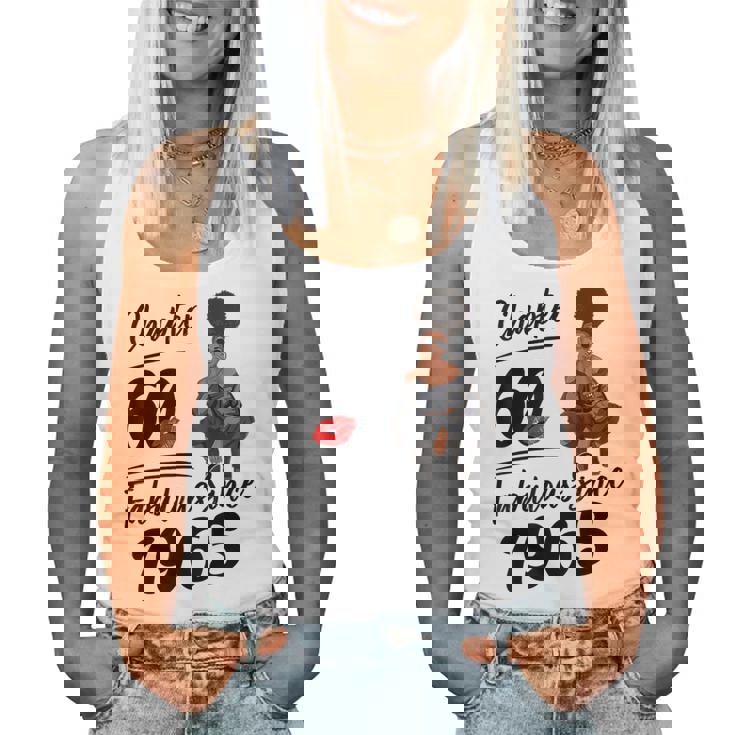 Chapter 60 Fabulous Since 1965 60Th Birthday Party For Girls Women Tank Top