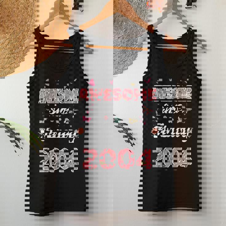 2004年2月から素晴らしい花、2004年2月の誕生日。 レディースタンクトップ 面白い贈り物