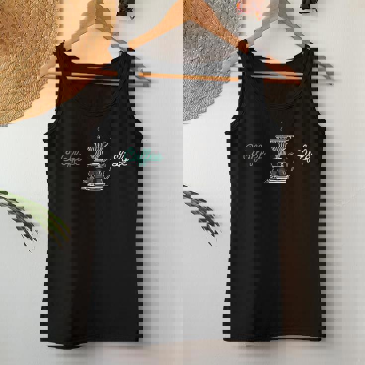 Coffee Life Coffee Lovers レディースタンクトップ 面白い贈り物