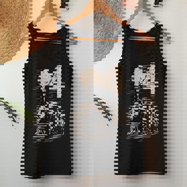 Vintage 4Th Train Birthday Boy Girl 4 Year Old Women Tank Top Unique Gifts Vintage 4Th Train Birthday Boy Girl 4 Year Old Women Tank Top Unique Gifts