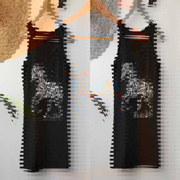 Horse Lover Majestic Horse 馬のグラフィック デザイン 長袖tシャツ レディースタンクトップ 面白い贈り物