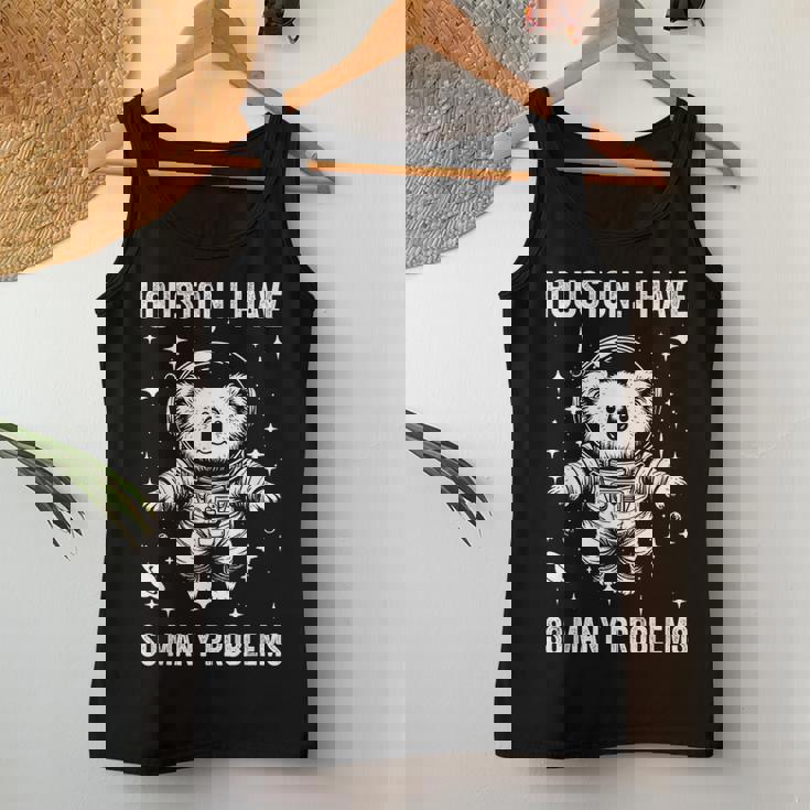 Koala Dad Mompace ヒューストン問題コアラ レディースタンクトップ 面白い贈り物