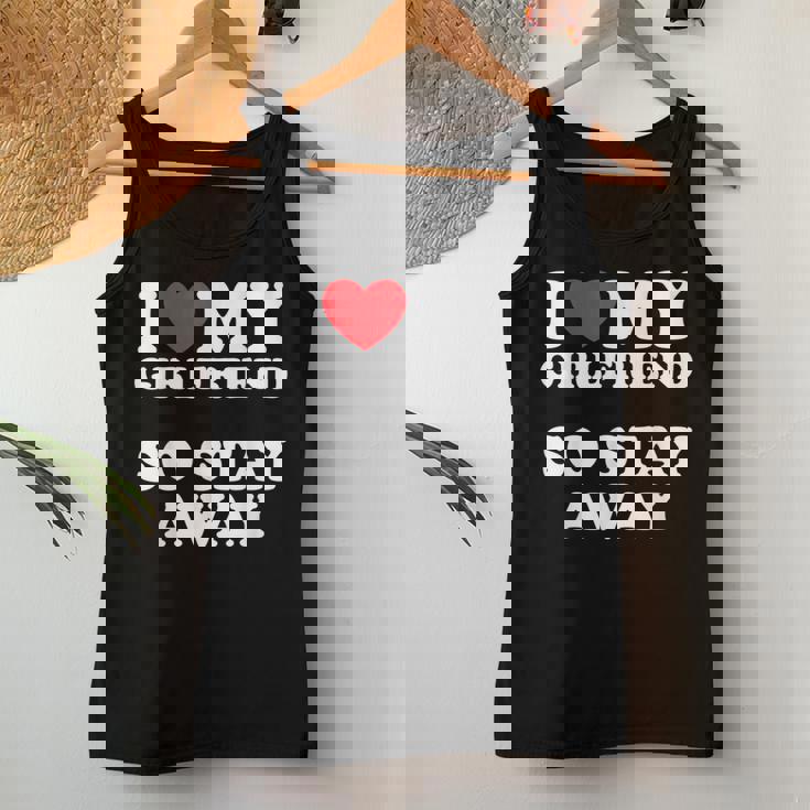 I Love My Girlfriend I Love My Girlfriendotay Away レディースタンクトップ 面白い贈り物