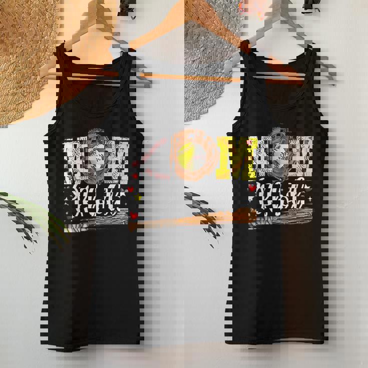 Mom Of Both Game Day Baseball Softball Mother's Day 2025 Women Tank Top Unique Gifts