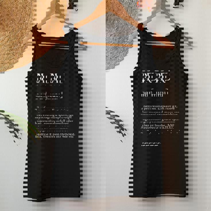 Mumu Definition おばあちゃん母の日パーティー レディースタンクトップ 面白い贈り物