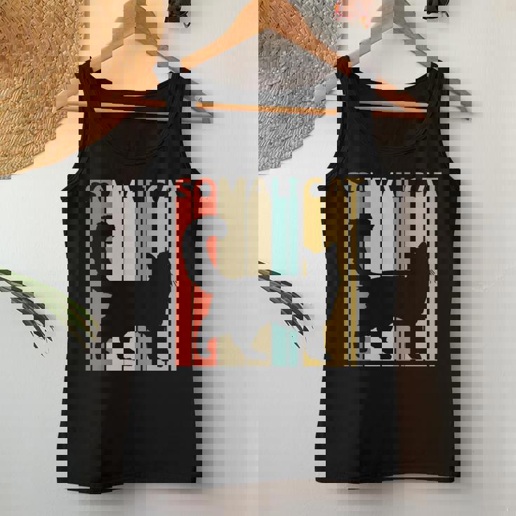 Somali -Omali ソマリ ネコ 長袖tシャツ レディースタンクトップ 面白い贈り物