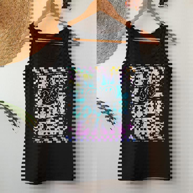 Tie Dye Groovy In My Cool Cousin Era Family Women Tank Top Personalized Gifts Tie Dye Groovy In My Cool Cousin Era Family Women Tank Top Personalized Gifts