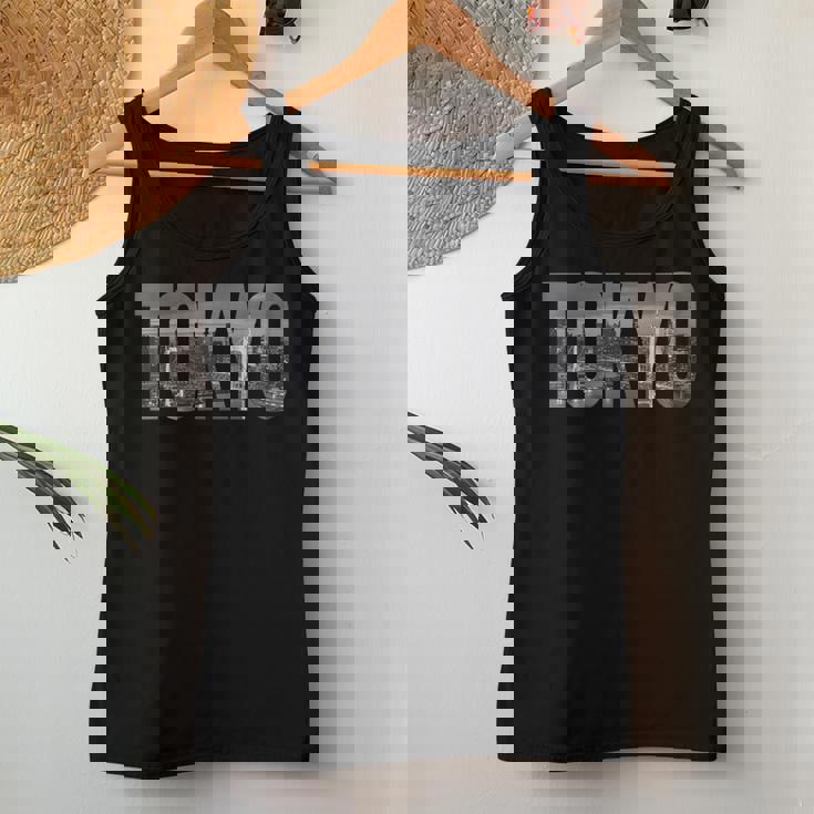 Tokyokyline Rainbow Bridge Tokyo Tower レディースタンクトップ 面白い贈り物