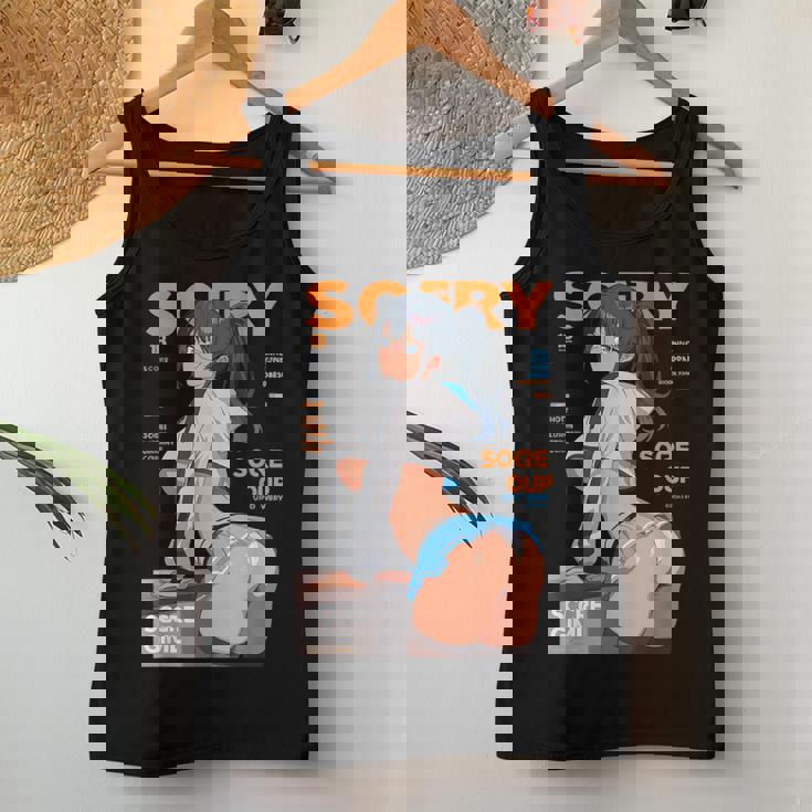 Waifu セクシー アニメ 女の子 モデル 表紙 和風 レディースタンクトップ 面白い贈り物