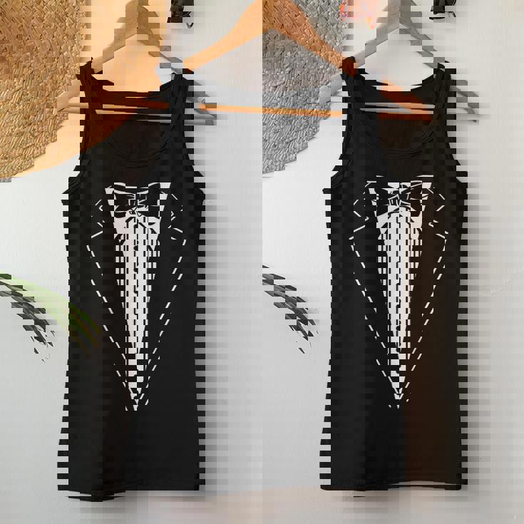 スーツ、プリント、蝶ネクタイ、タキシード、ベスト、男性子供女性 レディースタンクトップ 面白い贈り物